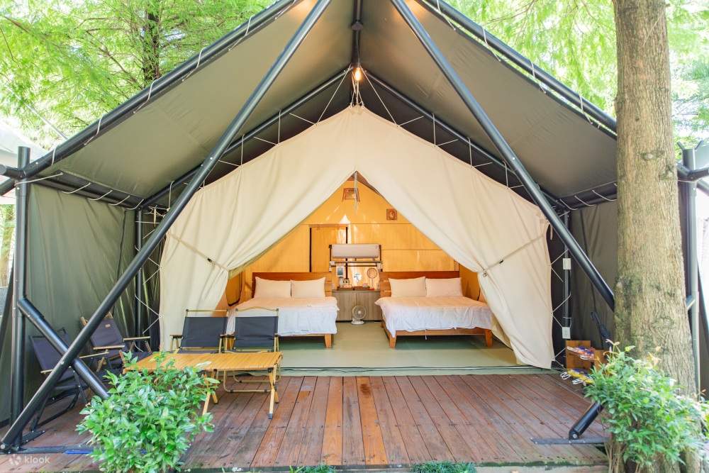 南投露營 | 水与松森林莊園 | 豪華懶人露營